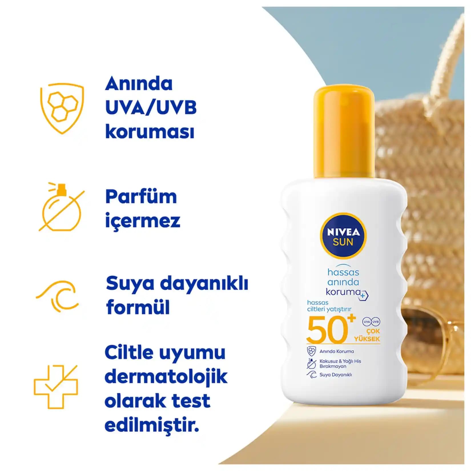 Hassas Ciltler İçin Nivea Sun Hassas Koruma 50 Güneş Kremi Özellikleri ve Kullanımı