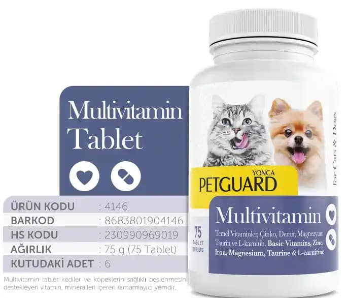 Kediler İçin Multivitamin Kullanımı ve Sağlık Faydaları Hakkında Detaylı Rehber
