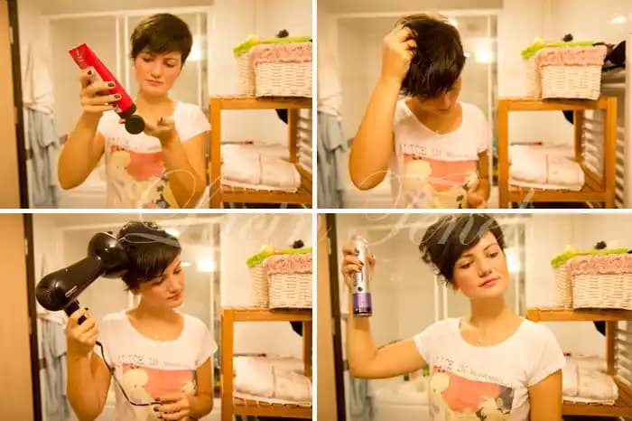 Köpükle Kısa Saç Şekillendirme Yöntemleri ve İpuçları