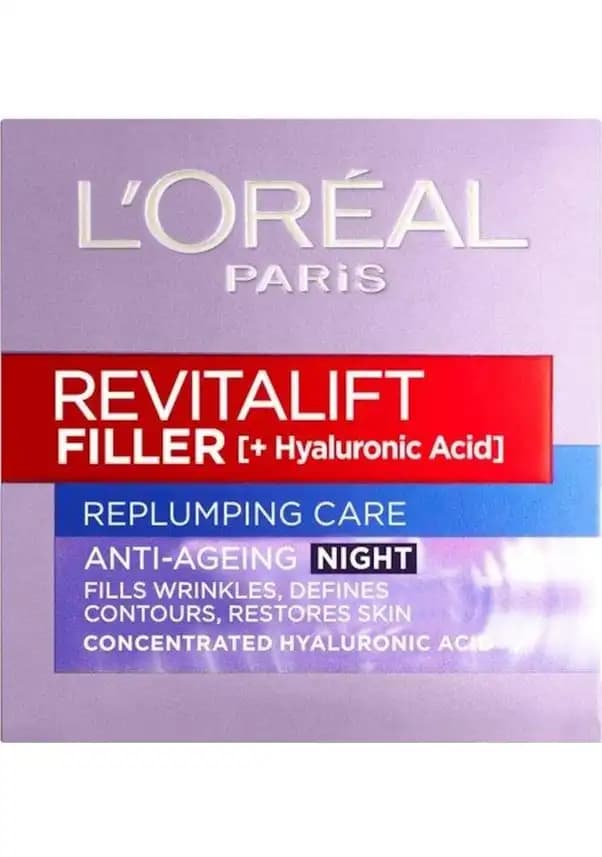 L'Oréal Hyaluronik Asit Krem ile Nemlendirici ve Yaşlanma Karşıtı Cilt Bakımı