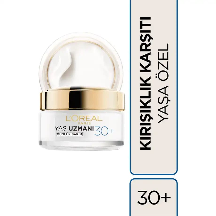 L'Oréal Yaş Uzmanı Kırışıklık Karşıtı Nemlendirici Krem 30+ Ürün İncelemesi ve Faydaları