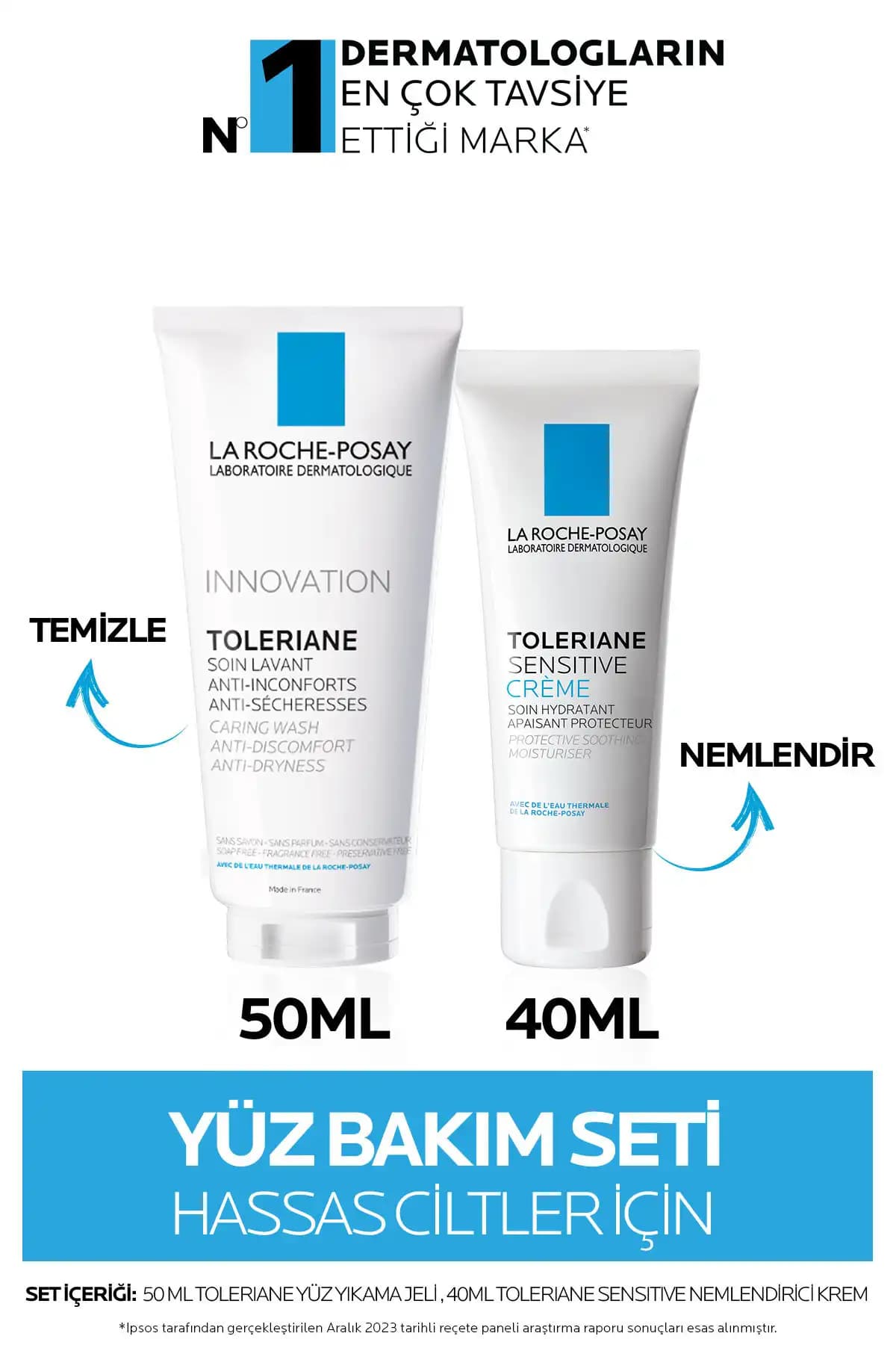 La Roche Toleriane Yüz Yıkama Jeli: Hassas Ciltler İçin Güvenilir Temizlik Çözümü