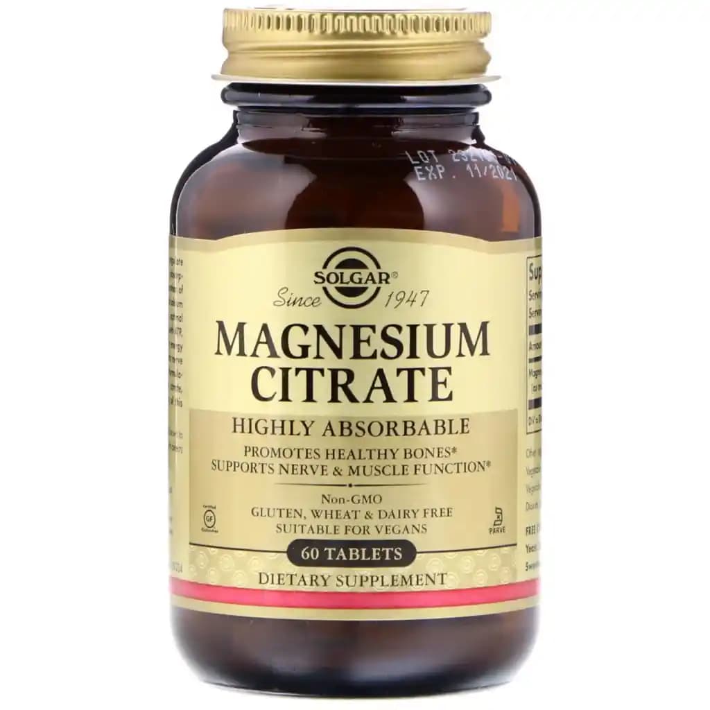 Magnezyum Citrate Solgar: Güzellik ve Sağlık İçin Güvenilir Takviye Seçeneği