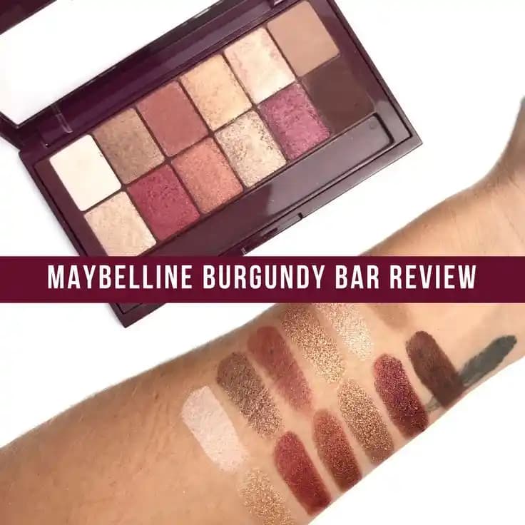Maybelline The Burgundy Bar Renk Paleti: Makyajda Derinlik ve Şıklık Yaratma Rehberi