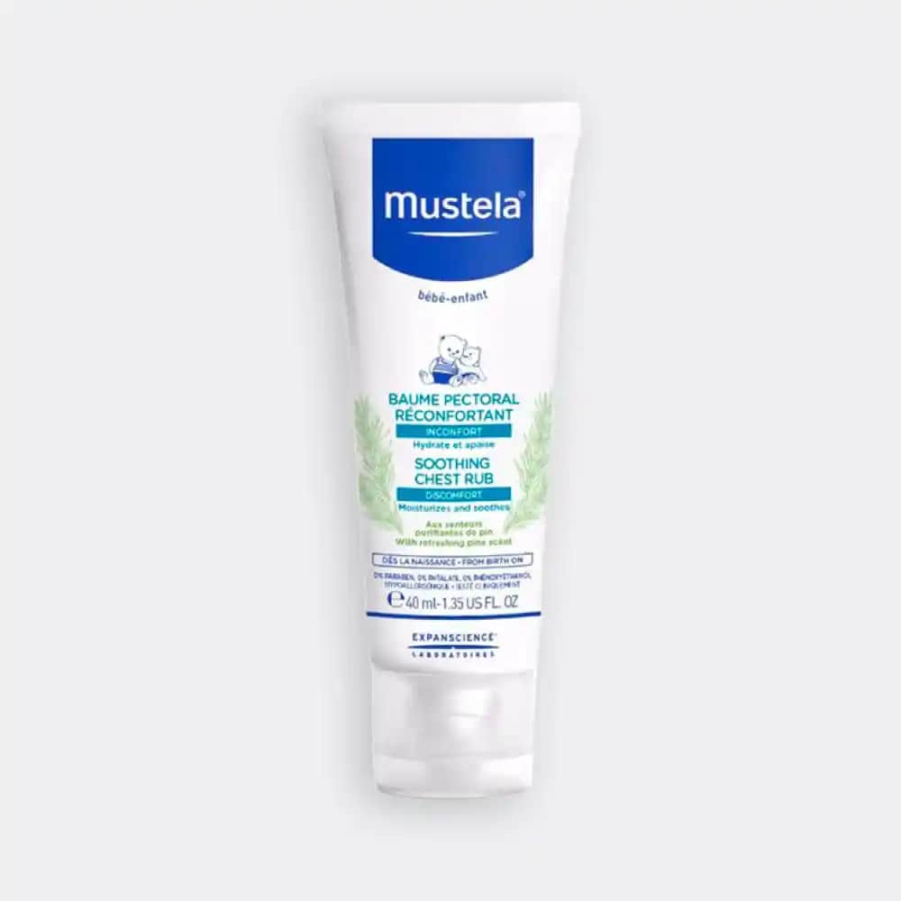 Mustela Baume Pectoral Reconfortant: Bebekler ve Hassas Ciltler İçin Doğal Rahatlatıcı Krem