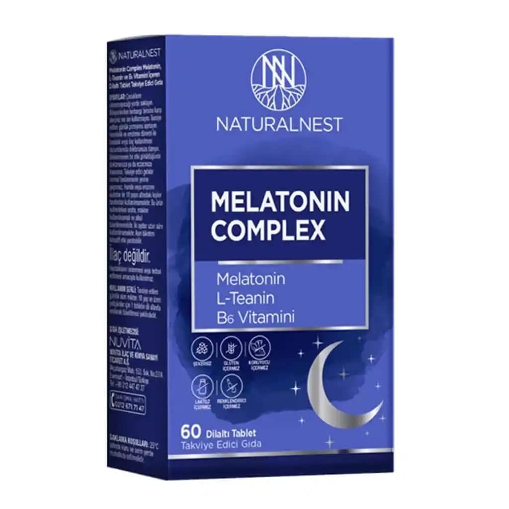 NaturalNest Melatonin ile Doğal ve Güvenilir Uyku Desteği Sunan Bir Takviye