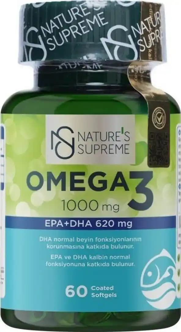 Nature's Supreme Omega 3: Doğal ve Yüksek Kaliteli Omega 3 Kaynağı ile Güzellik ve Sağlık