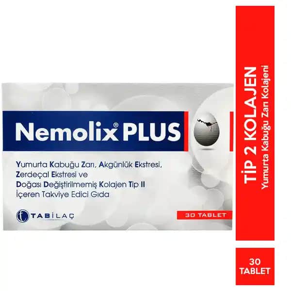 Nemolix Plus 30 Tablet Cilt Sağlığını Destekleyen Güçlü Takviye Ürünü