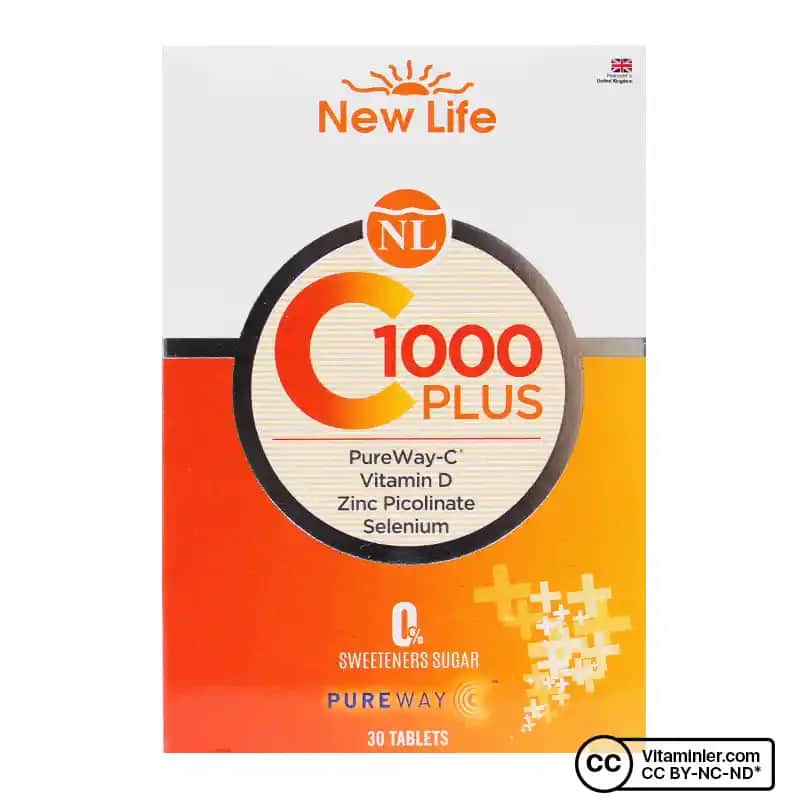 NewLife C 1000 Plus ile Cilt Sağlığını Güçlendiren Yüksek Doz C Vitamini Takviyesi