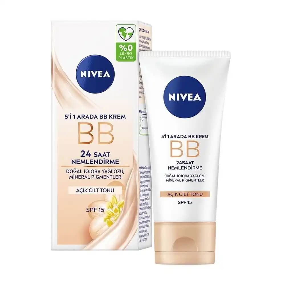 Nivea 5'İ Bir Arada BB Krem: Çok Fonksiyonlu Cilt Bakım ve Makyaj Ürünü