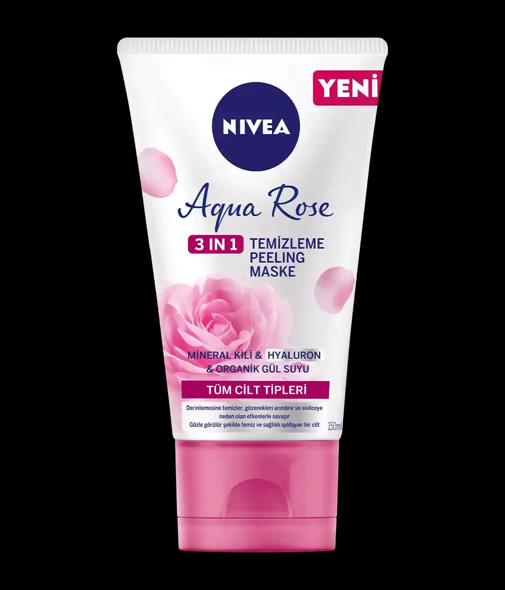 Nivea Aqua Rose 3'ü Bir Arada: Çok Fonksiyonlu ve Doğal Cilt Temizleme Ürünü