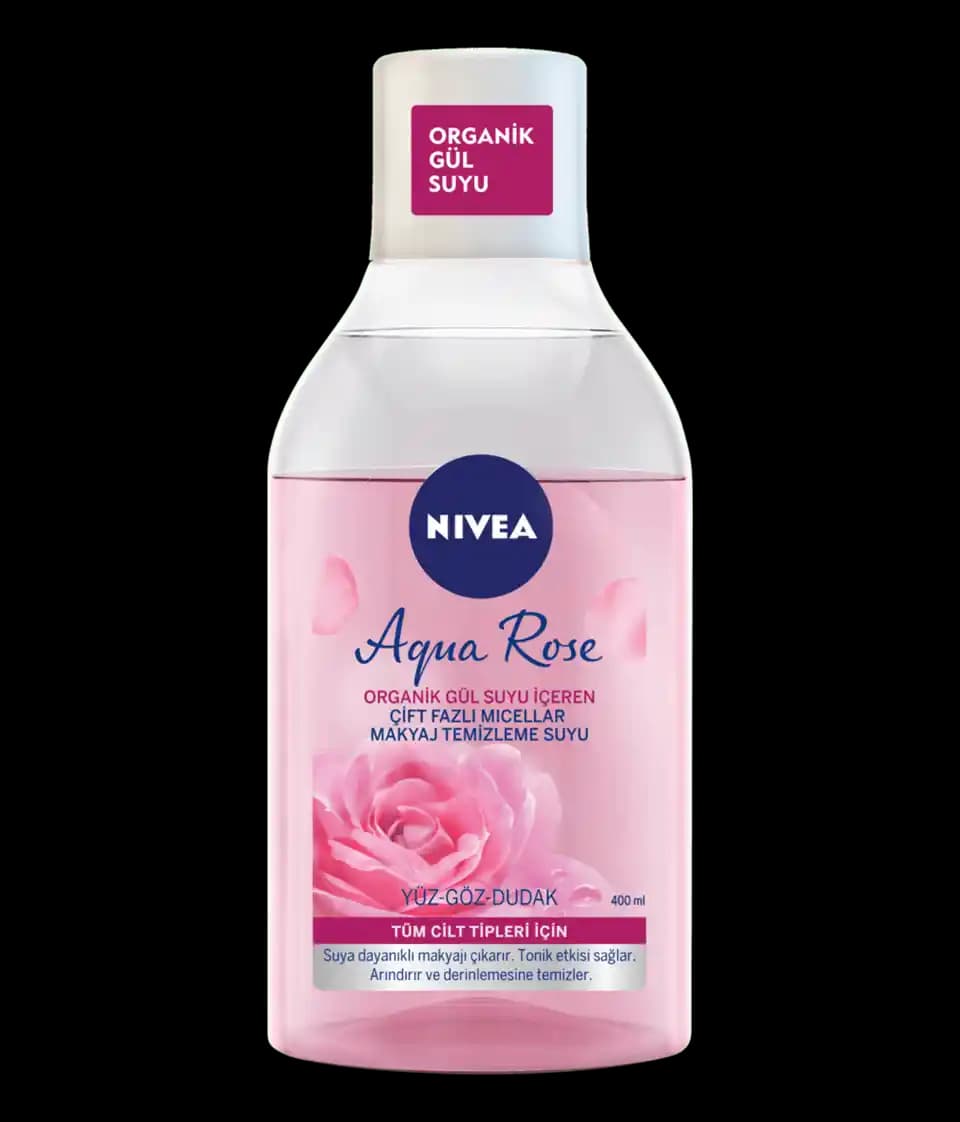 Nivea Aqua Rose Makyaj Temizleme Suyu: Doğal ve Hafif Formülüyle Cilt Bakımı