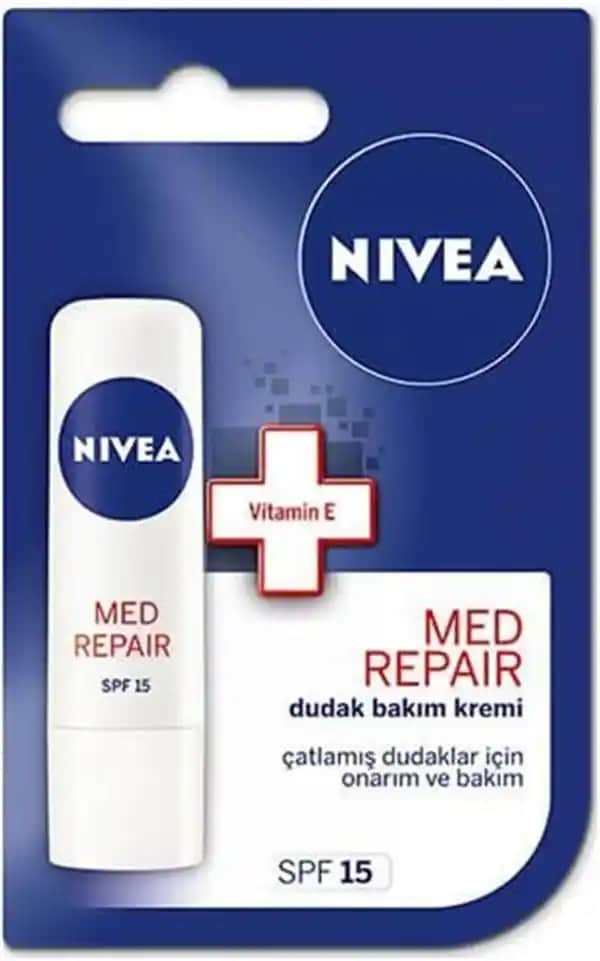 Nivea Med Repair Dudak Bakım Kremi: Yoğun Nem ve Onarım Sağlayan Güçlü Formül