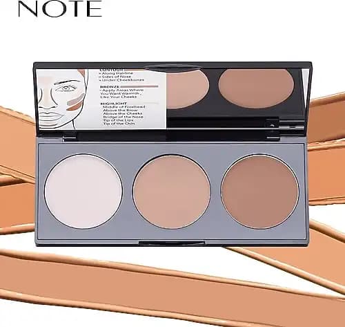 Note Kontür Paleti ile Yüz Hatlarını Belirginleştirme ve Makyajda Kullanım Rehberi