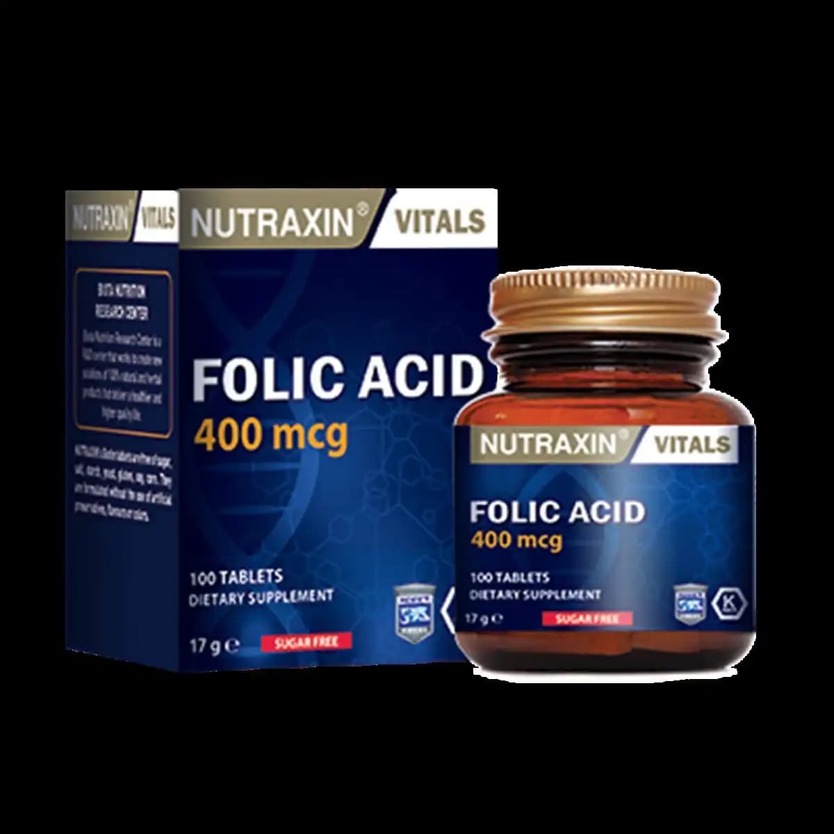 Nutraxin Folik Asit 400 mcg: Sağlıklı Güzellik ve Genel Sağlık İçin Uygun Takviye
