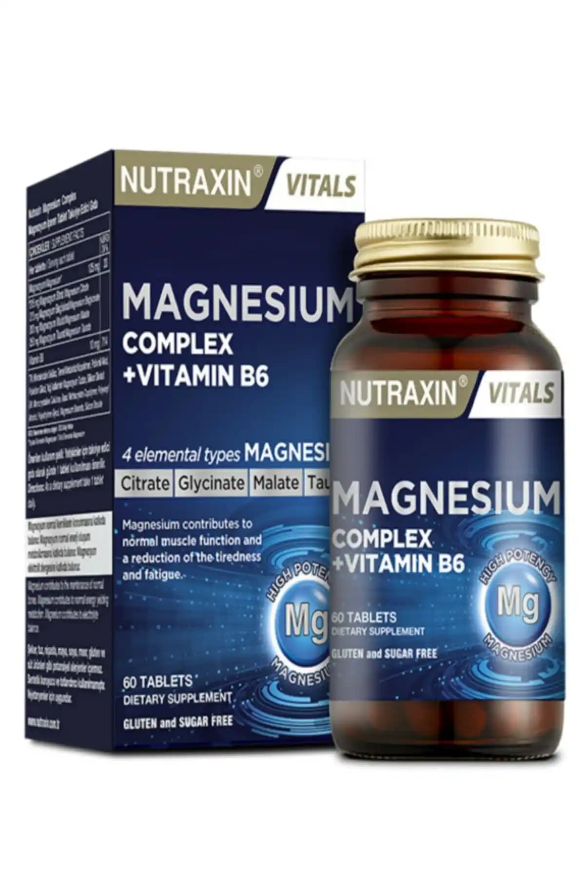 Nutraxin Magnezyum Malat ile Enerji ve Kas Fonksiyonlarını Destekleyen Takviye Ürünü