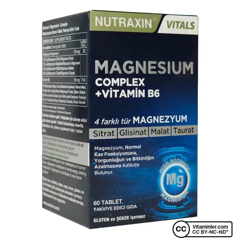 Nutraxin Vitals Magnezyum Kompleksi ile Sağlık ve Güzellikte Doğal Destek