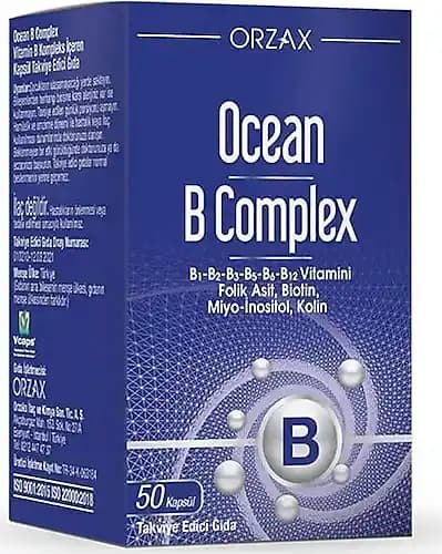 Ocean B Complex 50 Kapsül ile Enerjik ve Göz Alıcı Bir Güzellik ve Sağlık Desteği
