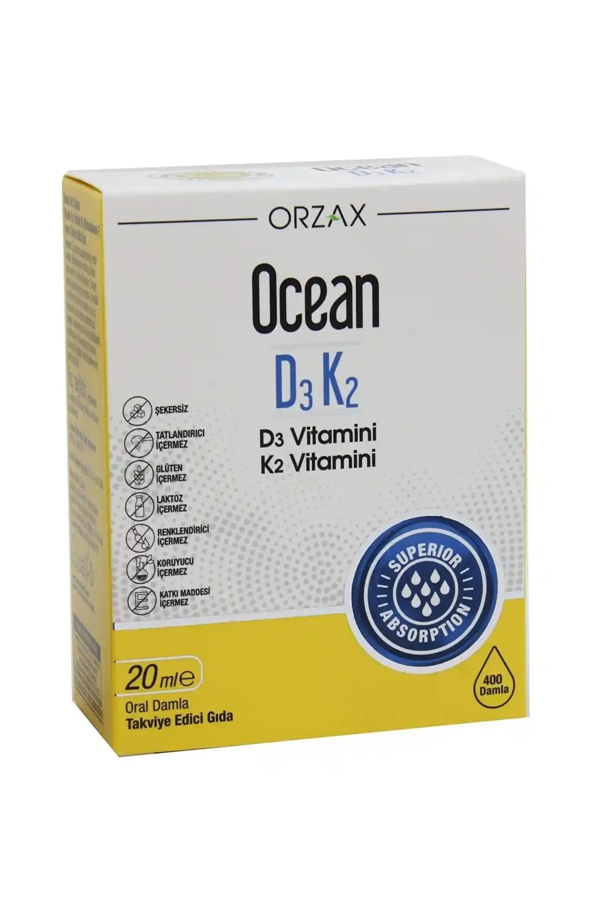 Ocean D K2 Vitamini ile Kemik, Damar ve Cilt Sağlığını Destekleyen Doğal Takviye