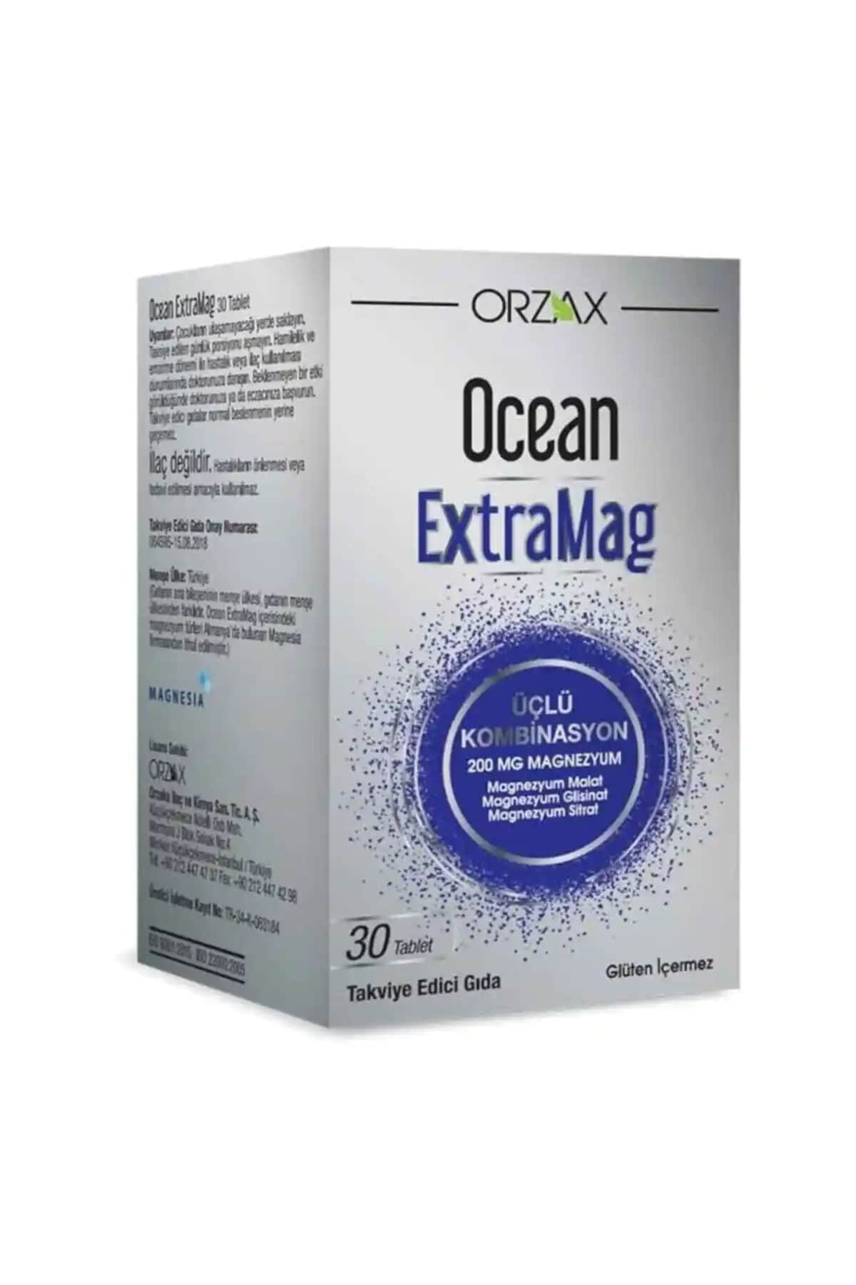 Ocean ExtraMag 30 Tablet Magnezyum Takviyesi ile Sağlıklı ve Enerjik Bir Yaşam