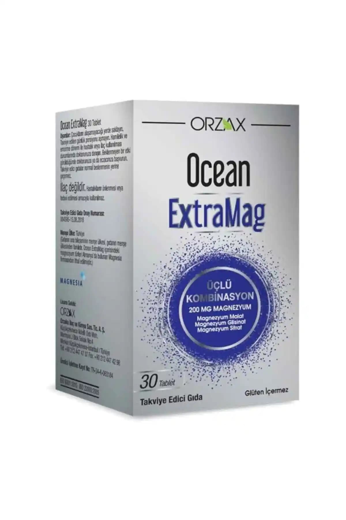 Ocean ExtraMag 30 Tablet Magnezyum Takviyesi ile Sağlıklı ve Enerjik Bir Yaşam
