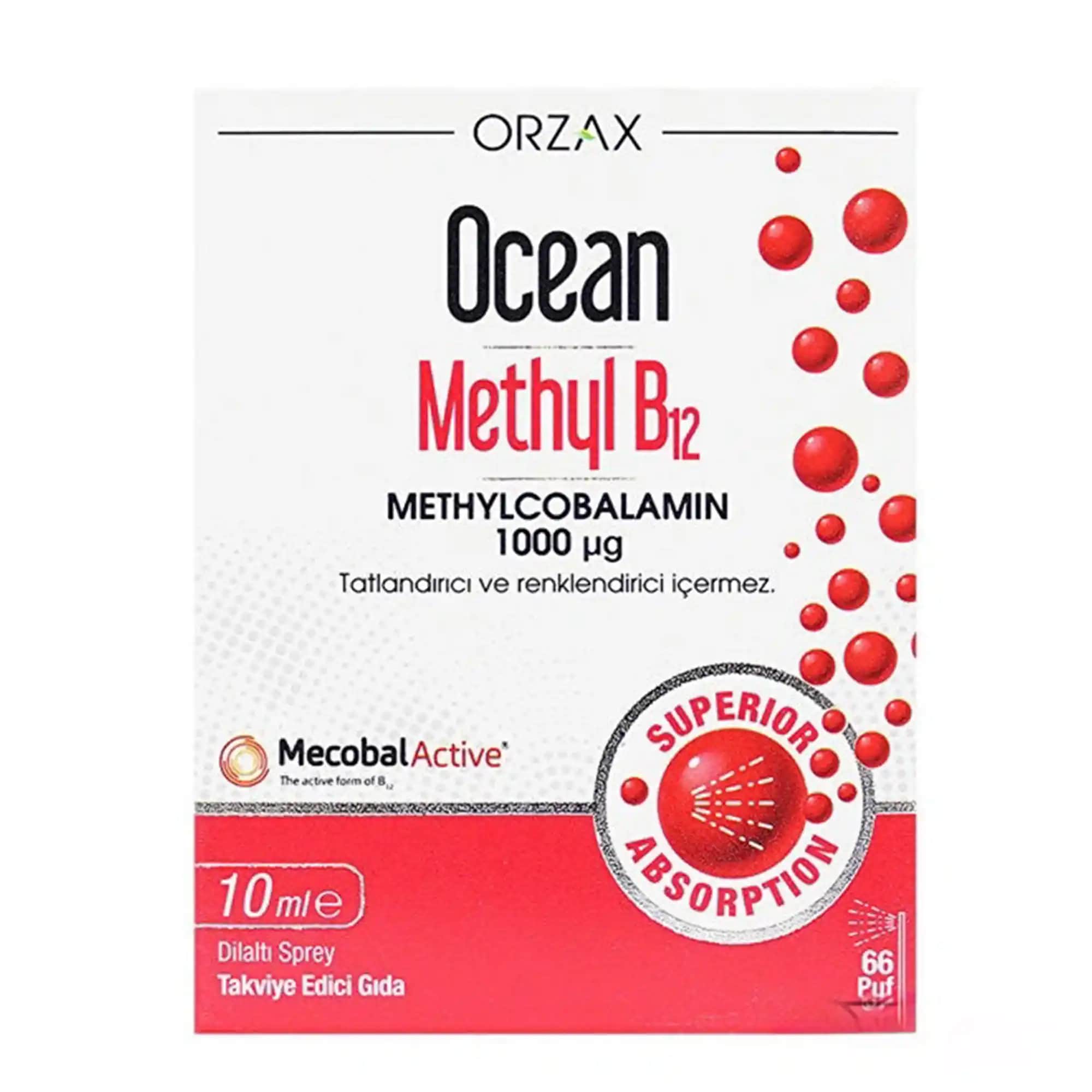 Ocean Methyl B12 10 ml: Kozmetik ve Kişisel Bakımda Enerji ve Cilt Sağlığı Destekçisi