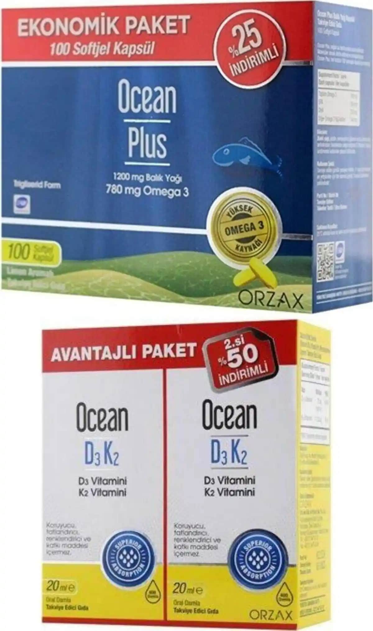 Ocean Plus Omega 3 100 Kapsül ile Güzellik ve Sağlıkta Doğal Destek Sağlayın