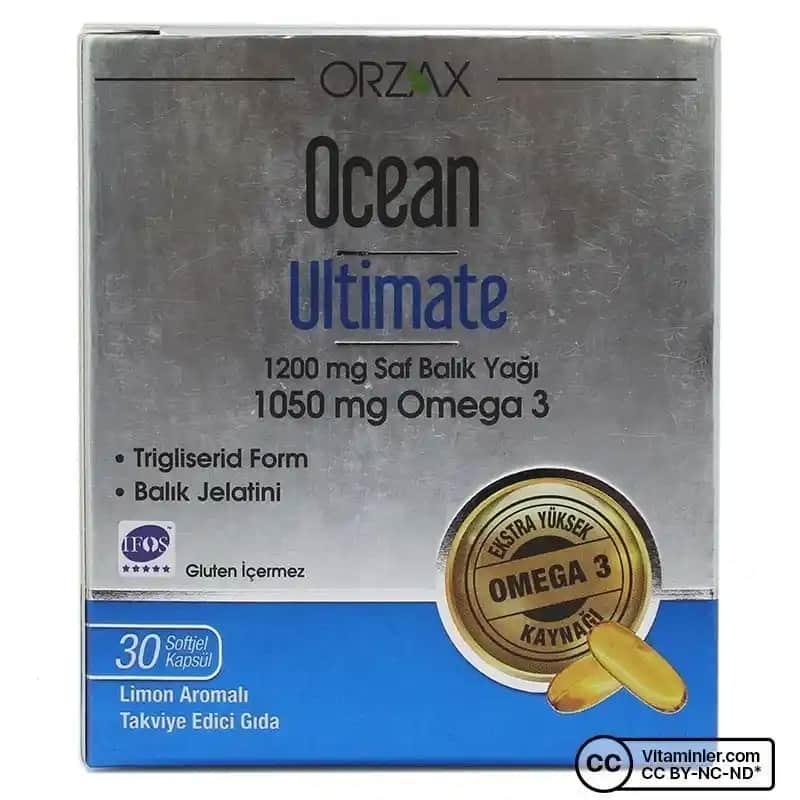 Ocean Ultimate 1200 MG Balık Yağı ile Doğal Güzellik ve Sağlık Destekleri