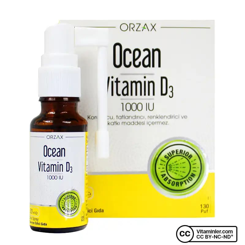 Ocean Vitamin D3 1000 ile Cilt Sağlığını Destekleyen Güçlü Takviye Ürünü