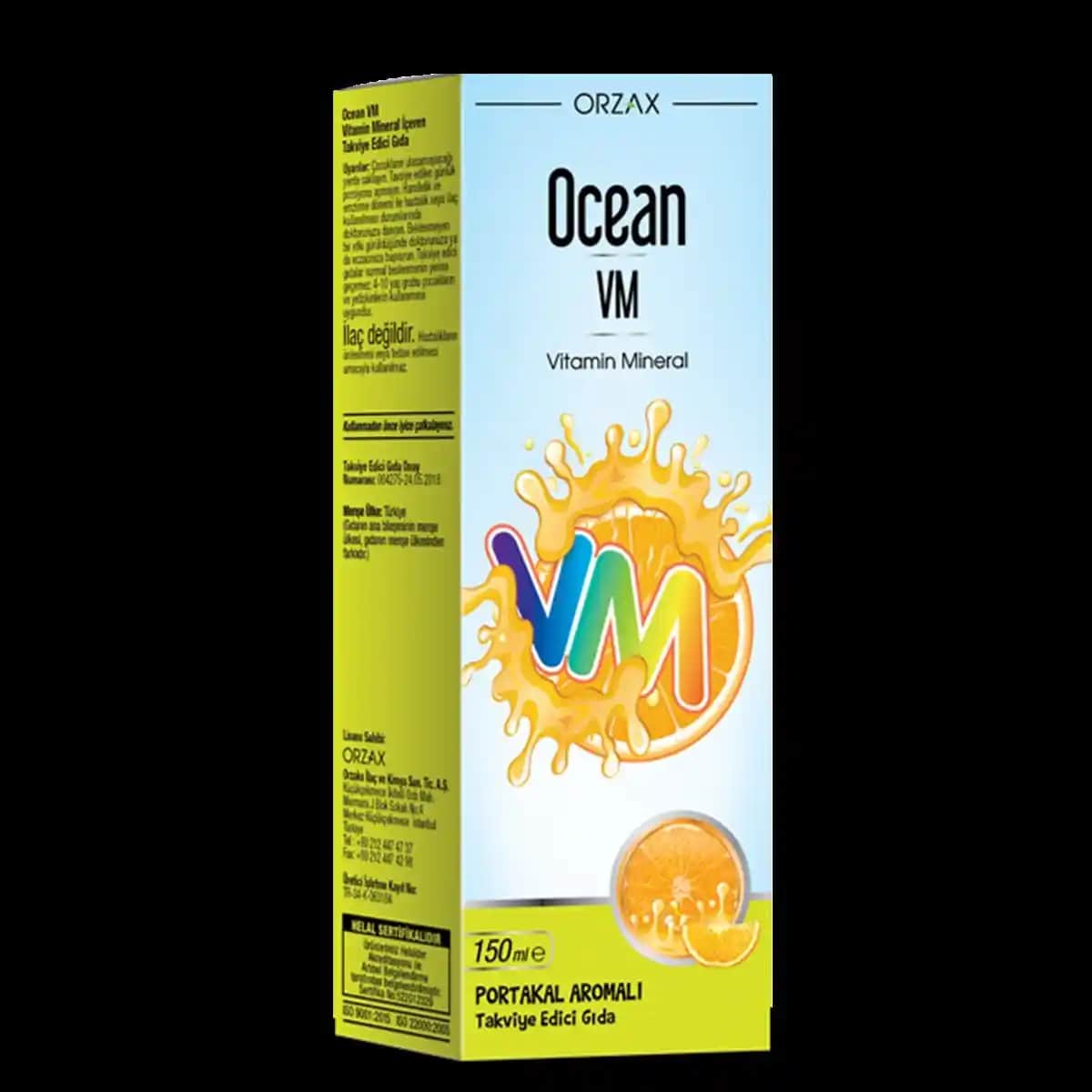 Ocean VM 150 ml şurup: doğal içeriklerle cilt ve kişisel bakımda yenilikçi çözüm