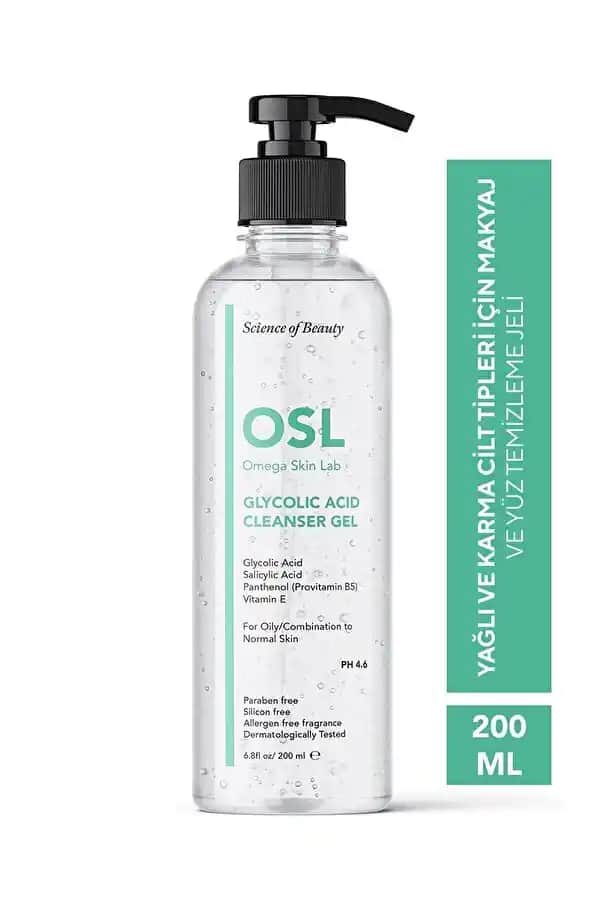 OSL Glycolic Cleanser Jel ile Derinlemesine Temizlik ve Cilt Yenileme