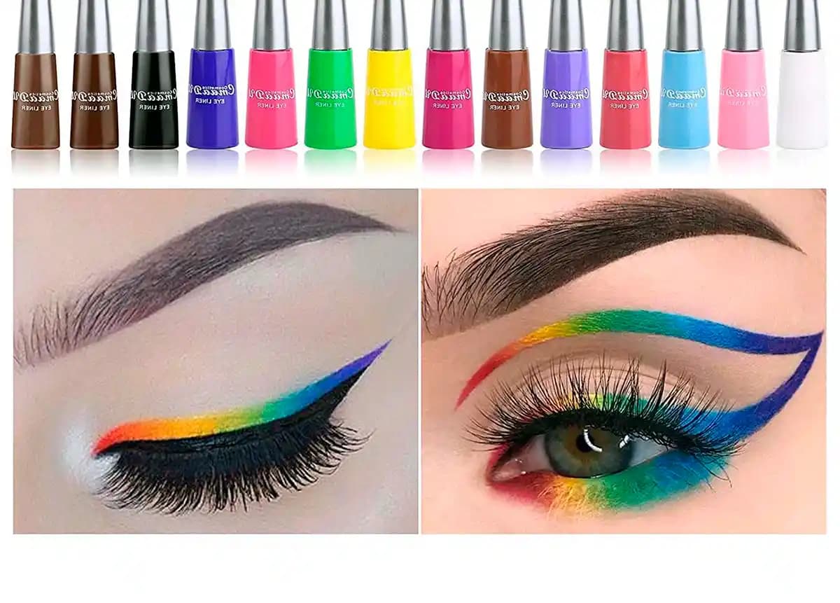 Renkli Eyeliner Modelleri ve Gözlerinize Işıltı Katmanın En Şık Yolları
