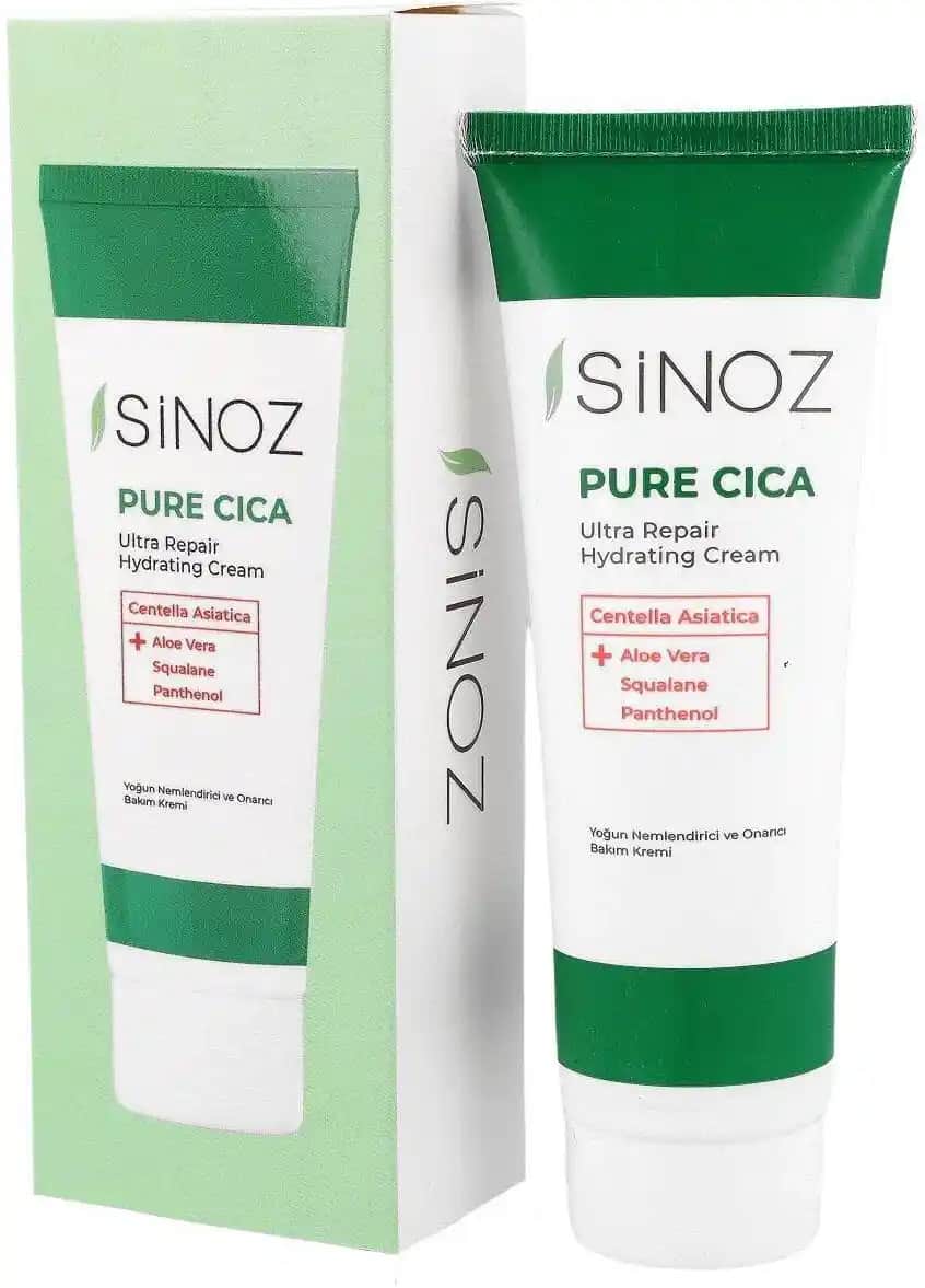 Sinoz Pure Cica Krem: Doğal ve Güçlü Cilt Onarım ve Nemlendirme Çözümü