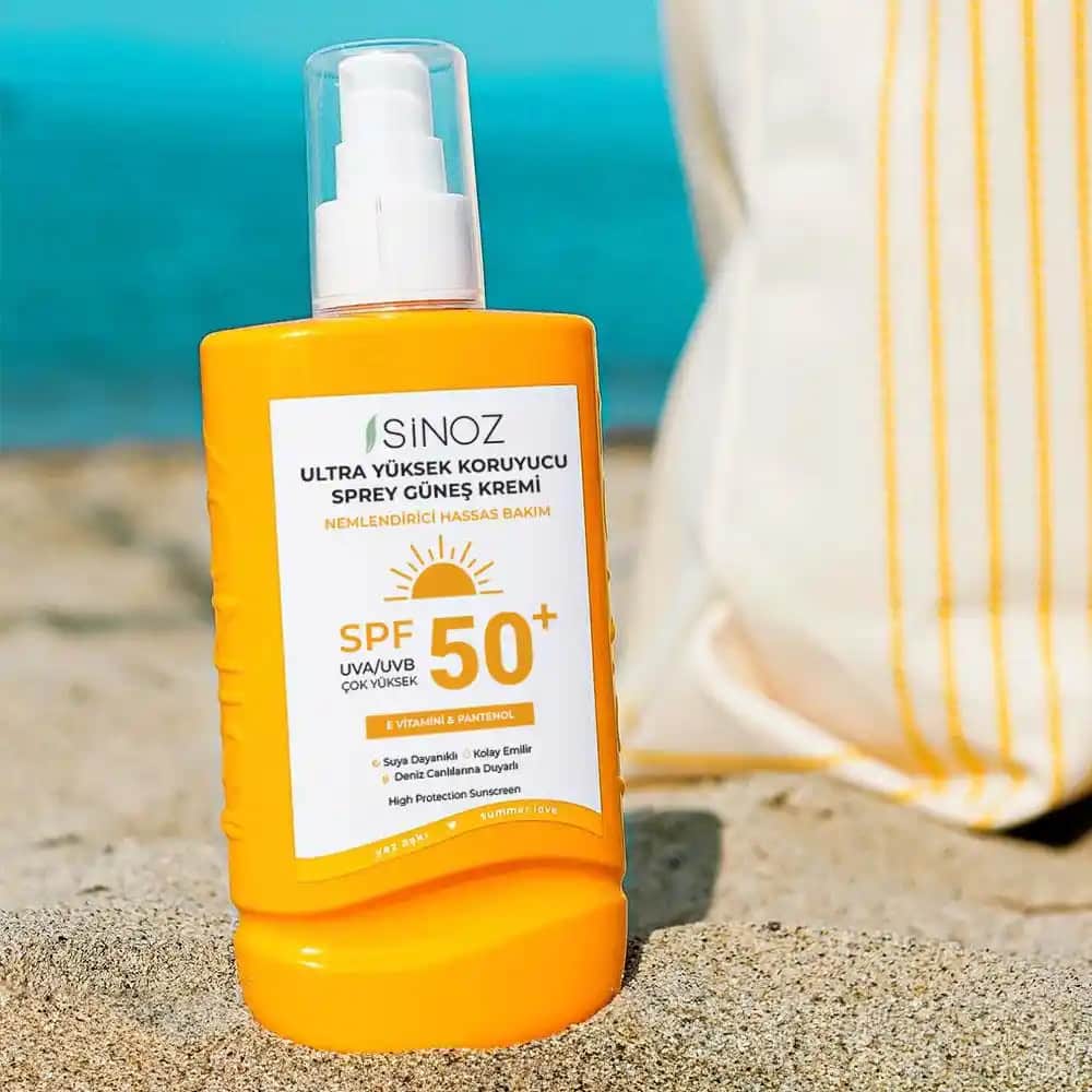 Sinoz SPF 50 Güneş Koruyucu Ürünleri ile Cilt Sağlığınızı Koruyun
