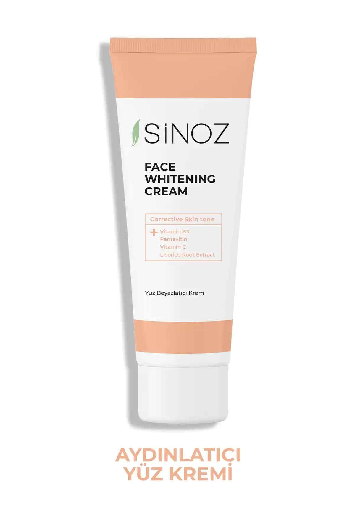 Sinoz Yüz Beyazlatıcı Krem: Cilt Tonunu Eşitleyen ve Aydınlatıcı Etkileri