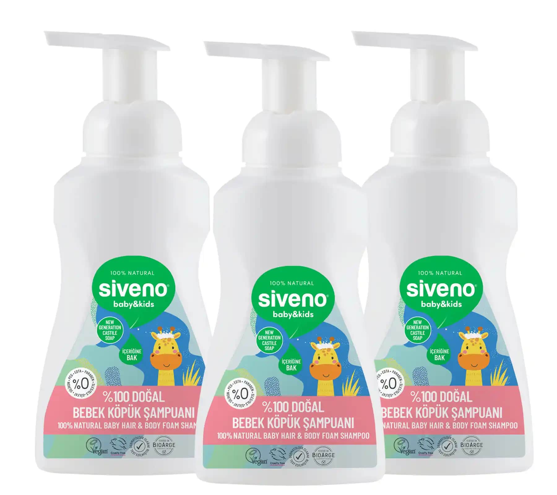 Siveno Bebek Köpük Şampuanı: Doğal ve Güvenilir Bebek Bakımı İçin Uygun Ürün