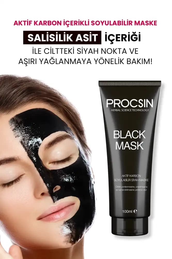 Siyah Maske Yüz: Cilt Temizliği ve Gözenek Sıkılaştırma İçin Etkili Çözüm
