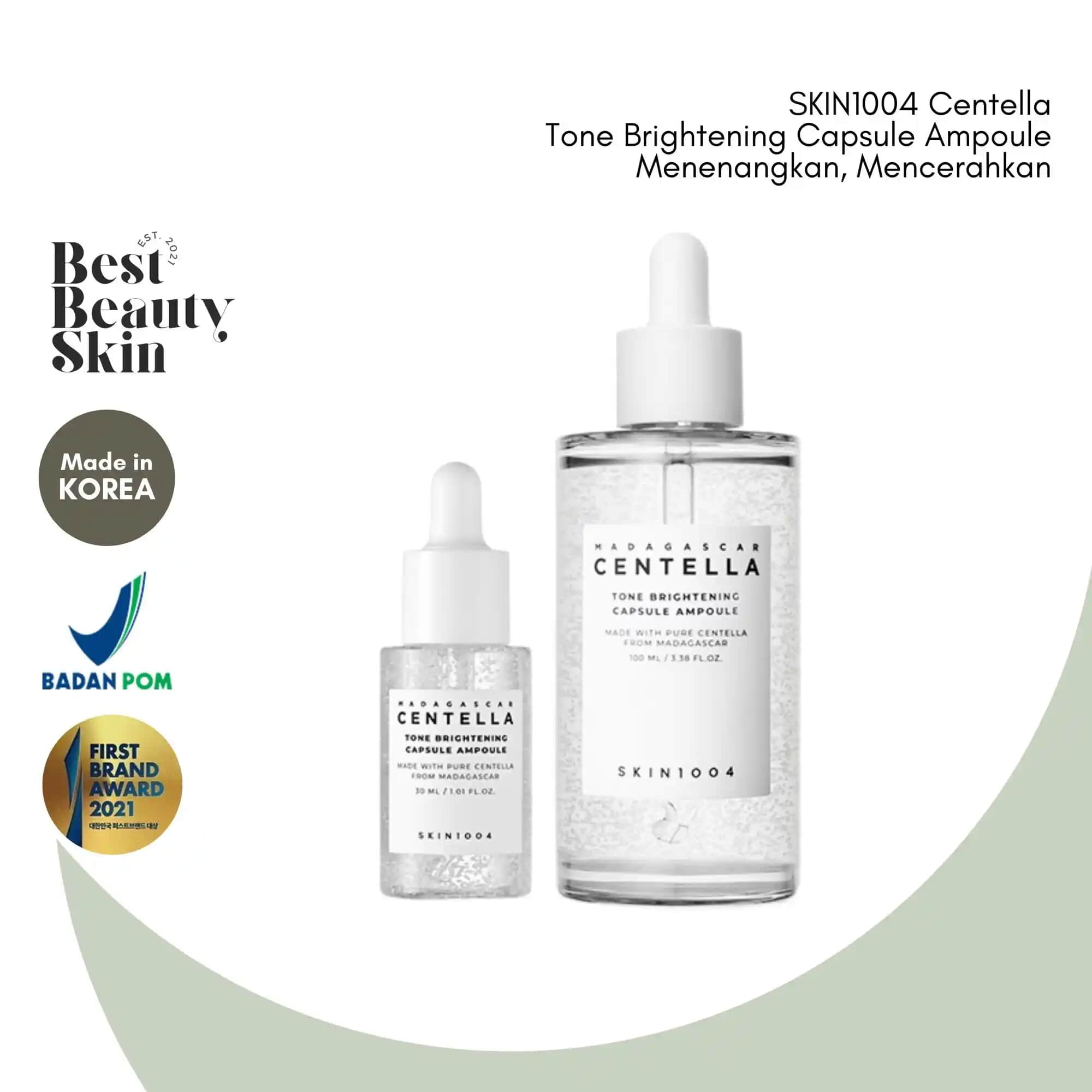 Skin1004 Madagascar Centella Ton Brightening Capsule Ampoule ile Cilt Tonunu Dengeleyin ve Parlaklığınızı Artırın