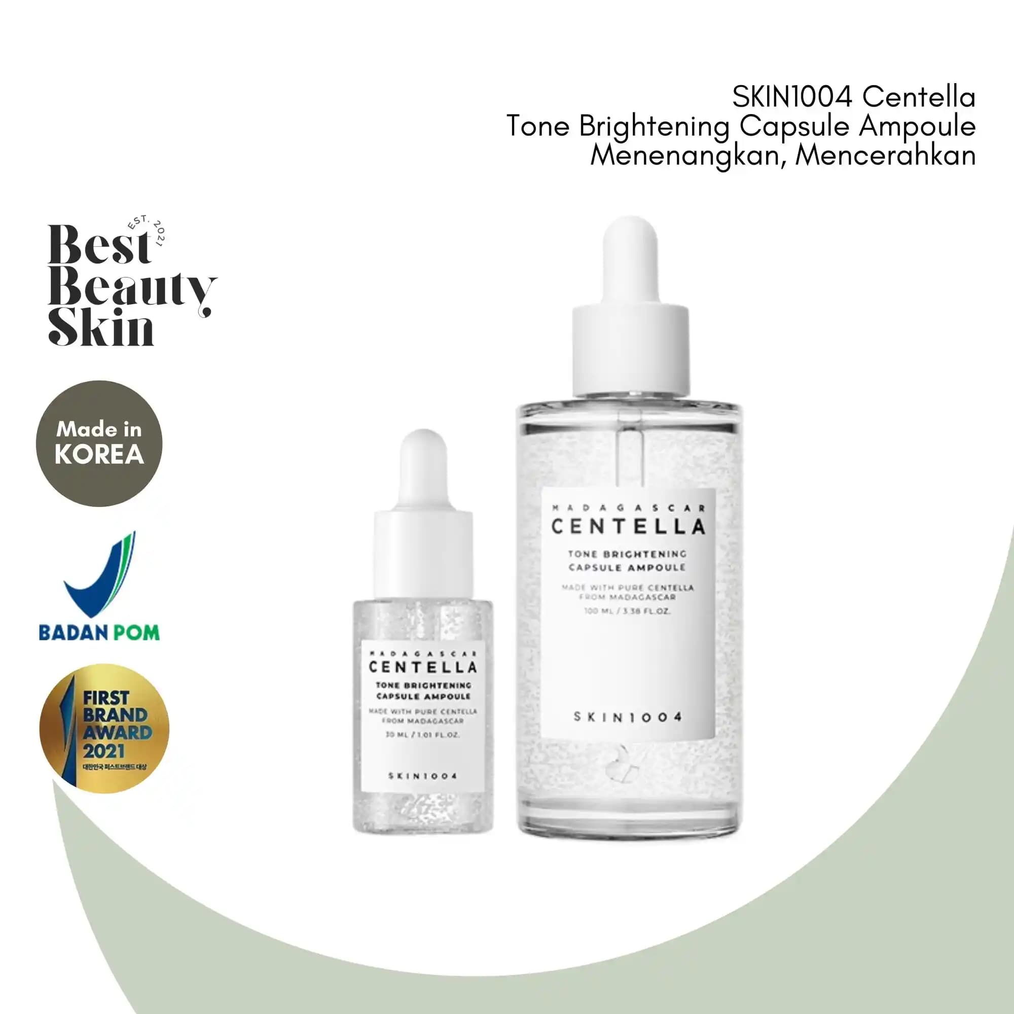 Skin1004 Madagascar Centella Ton Brightening Capsule Ampoule ile Cilt Tonunu Dengeleyin ve Parlaklığınızı Artırın