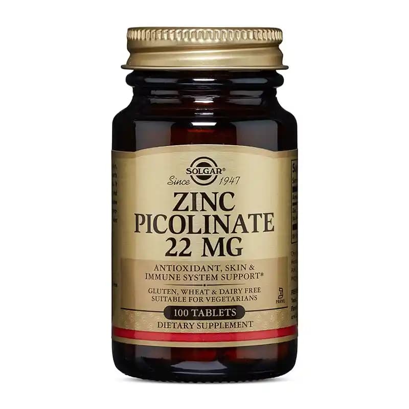 Solgar Zinc Picolinate: Cilt Sağlığı ve Bağışıklık Güçlendiren Yüksek Emilimli Takviye