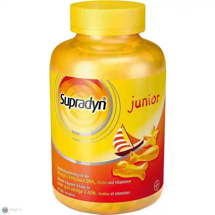 Supradyn Junior: 4-12 Yaş Çocuklar İçin Güçlü ve Dengeli Multivitamin Takviyesi