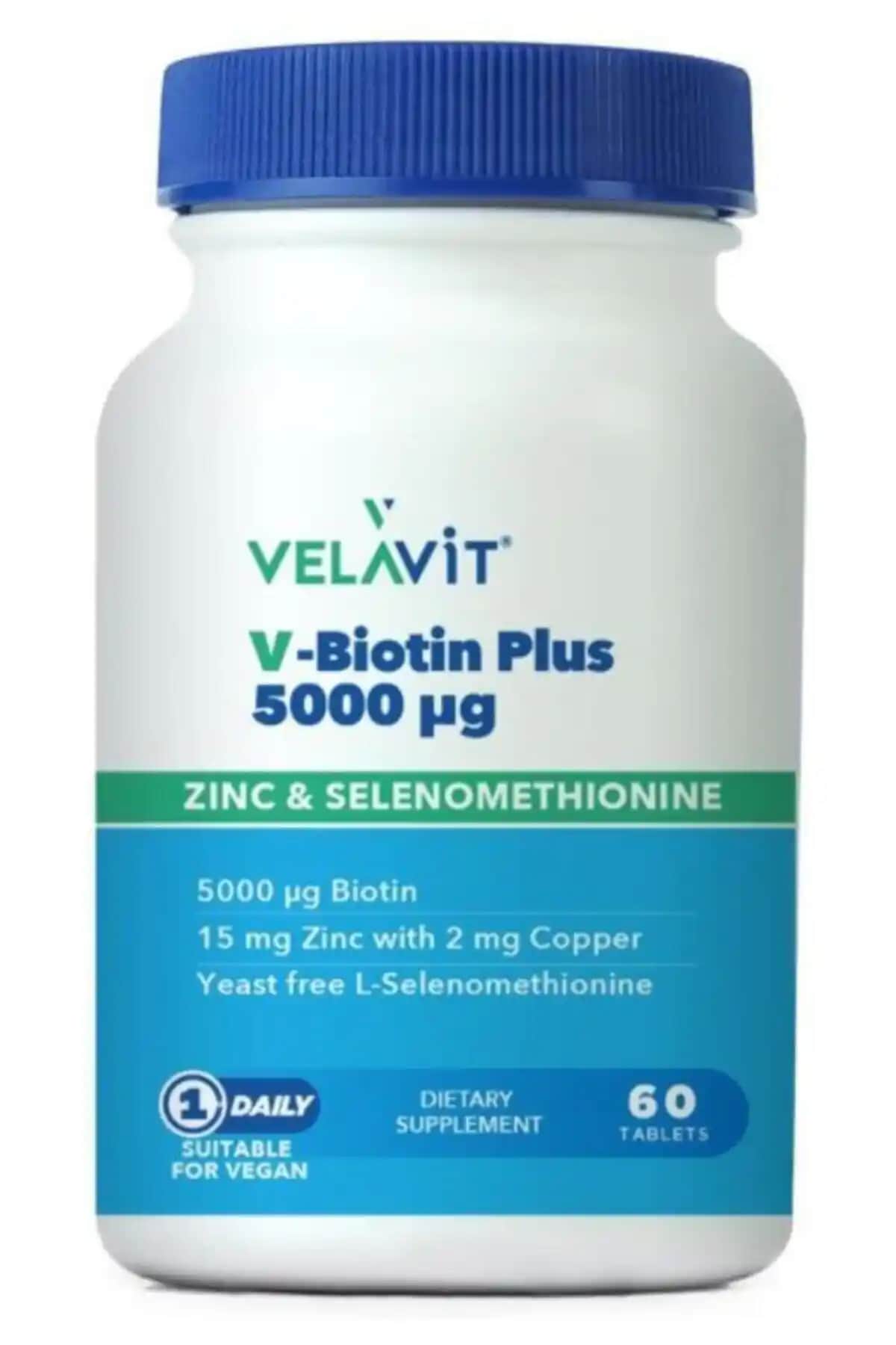 Velavit V-Biotin Plus ile Saç, Tırnak ve Cilt Sağlığında Güçlü Destek Sağlayın