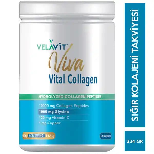 Velavit Viva Collagen: Cilt Sağlığını Destekleyen Güçlü Kollajen Takviyesi ve Faydaları