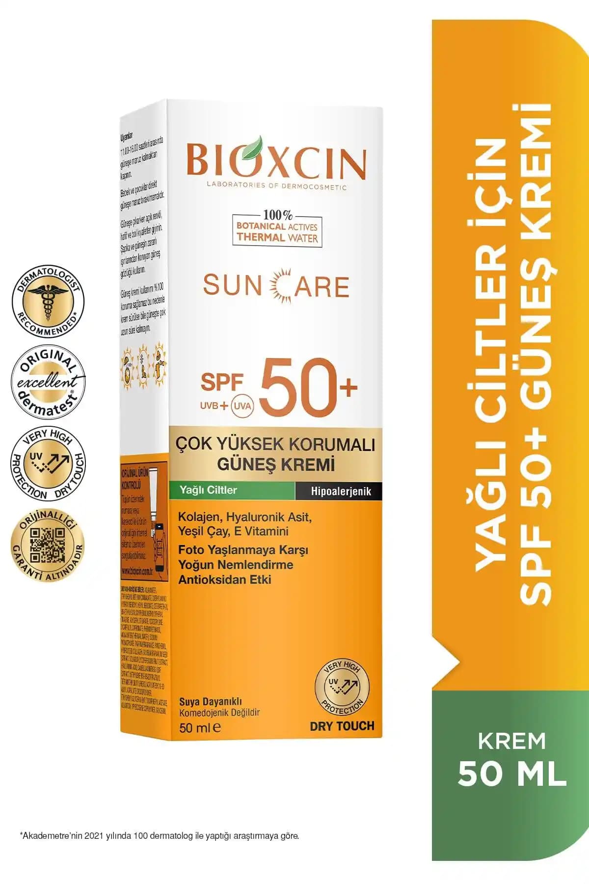 Yağlı Ciltler İçin Güneş Koruyucu Bioxcin Sun Care SPF 50+ Güvenli ve Etkili Koruma