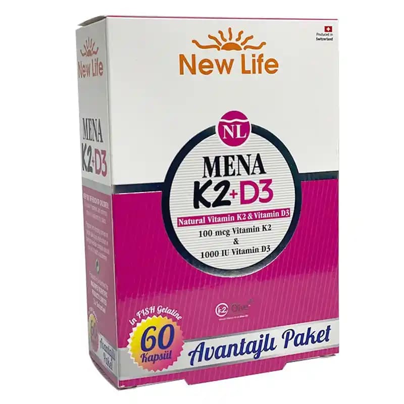 Yeni Hayat D3 K2 Takviyesi ile Güzellik ve Sağlıkta Bütünsel Destek Sağlayın