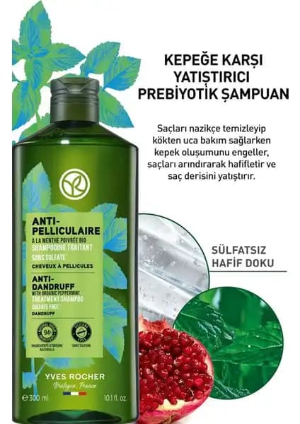 Yves Rocher Kepek Şampuanı: Doğal İçeriklerle Saç Derisini Sağlıklı Tutma Çözümü