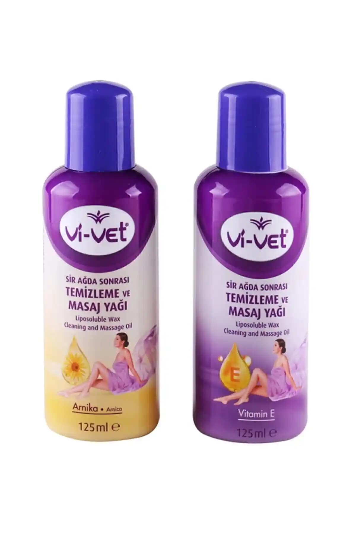 Ağda Sonrası Temizleme ve Masaj Yağı – E Vitamini İçeren Organik Formül, 125 ml