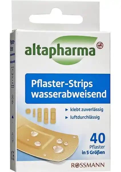 Altapharma Su Geçirmez Şerit Yara Bandı: 5 Farklı Boyutta 40 Adet — Kapsamlı İnceleme
