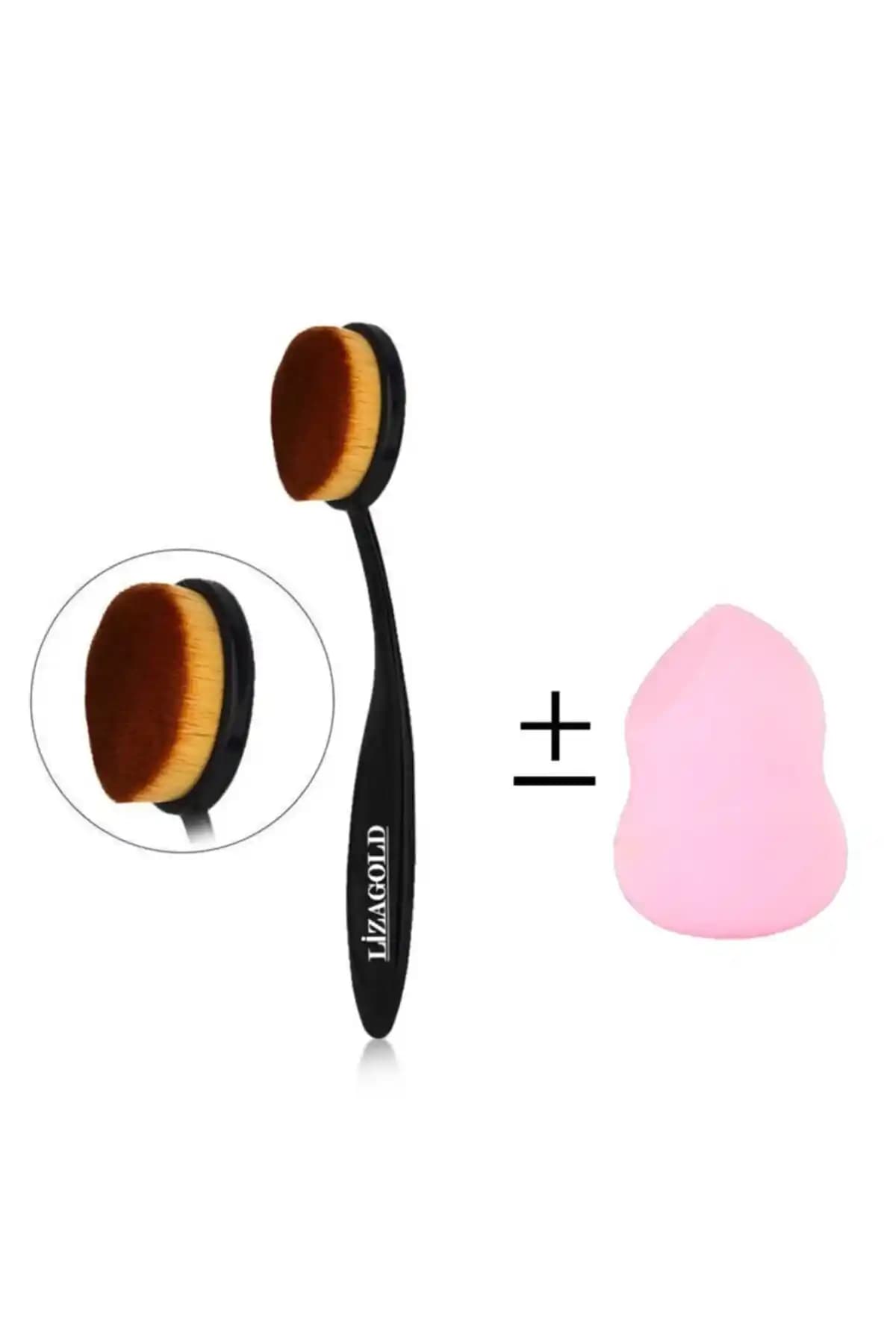 Armut Şeklinde Makyaj Süngeri ve Kaşık Fondöten Fırçası ile Doğal Geçişler Kolay Uygulama