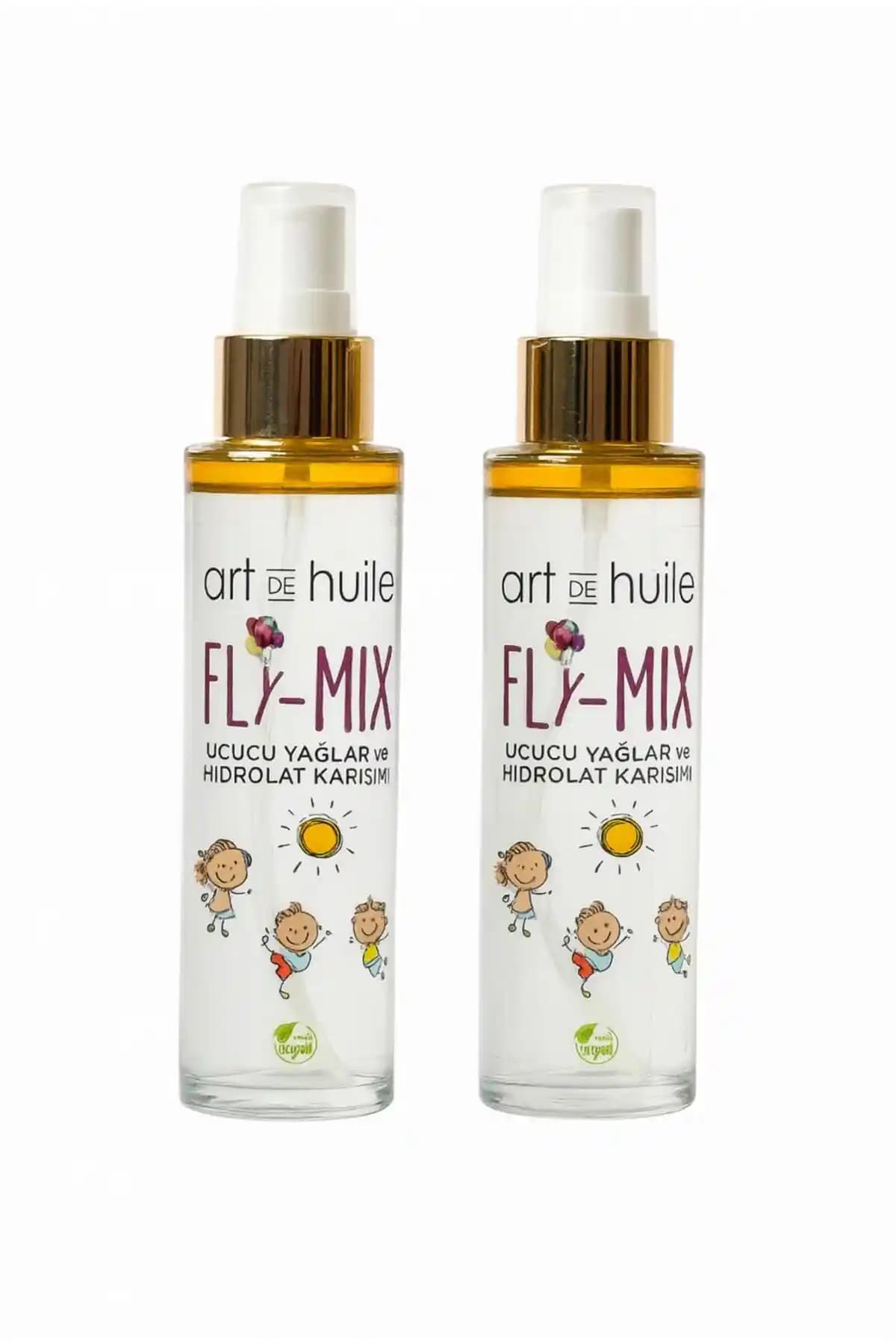 Art De Huile Fly-mix 2'li Çiçeksi Koku Yağ Seti, Türkiye Menşei, 250 ml Şişe